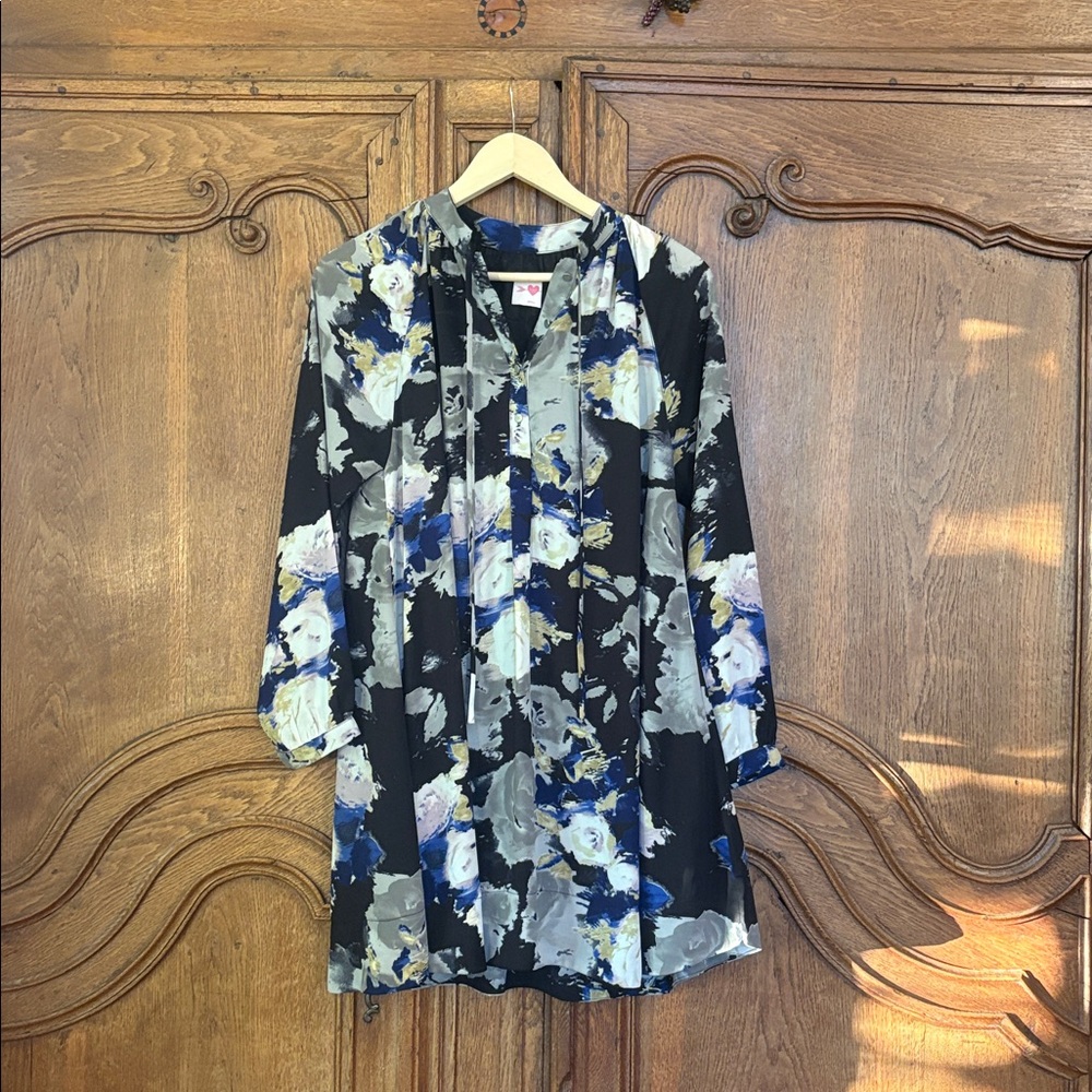 Buddy Love Lace Up Floral Dress